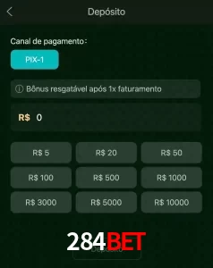 deposits 284BET